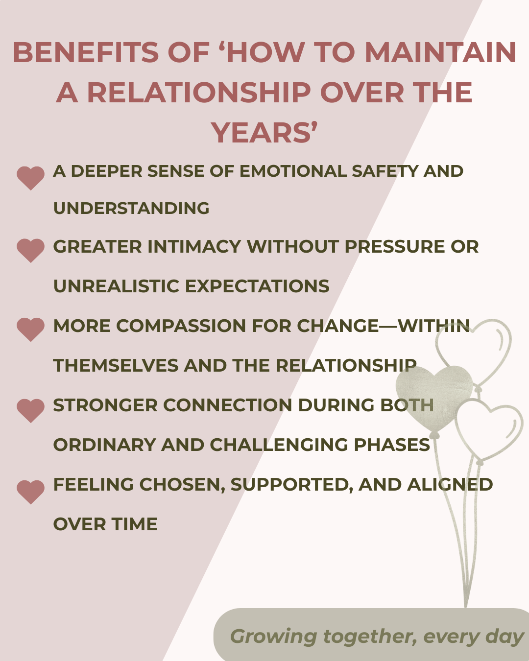 How to Maintain a Relationship Over the Years